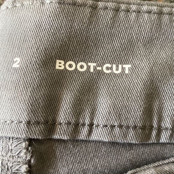 Mid-rise Boot-Cut Khakis GRAY NEW - Picture 4 of 6